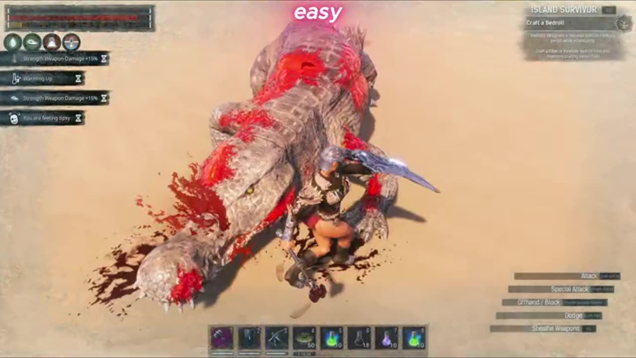 Most Powerful Build vs Crocodile Boss – Conan Exiles All Difficulties