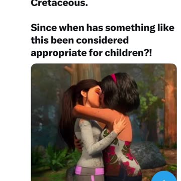This is from a children's cartoon on Netflix called Jurassic World: Camp Cretaceous. 🤬