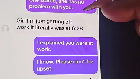 Lady b up earlier getting into her receipts and text messages