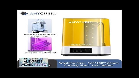 ANYCUBIC Wash & Cure 3 For Mars Photon Mono 2 LCD SLA Review