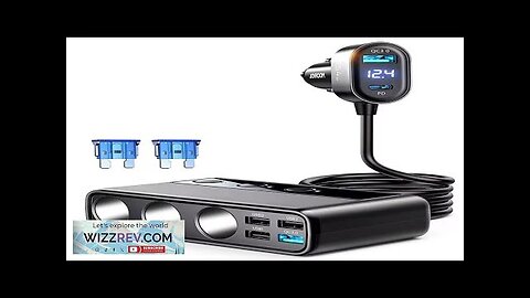 JOYROOM JR-CL06 154W 9-Port USB PD Car Charger Adapter 5USB-A+Type-C+3 CigaretteLighter PD Review