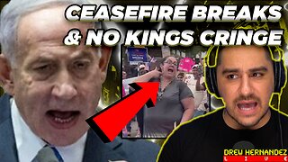 CEASEFIRE BREAKS IN GAZA, NO KINGS CRINGE & ANOTHER TRUMP SUPPORTER SHOT AT?