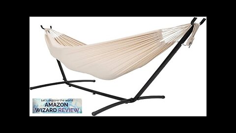 Lazy Daze Hammocks Double Hammock with 9ft Space-Saving Steel Stand includes Portable Review