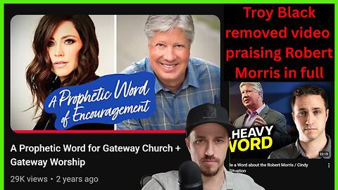 TROY BLACK Full Removed video praising Robert Morris