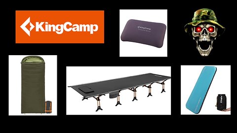 KingCamp - Cot, Sleep Pad, Sleeping Bag, Pillow - Review
