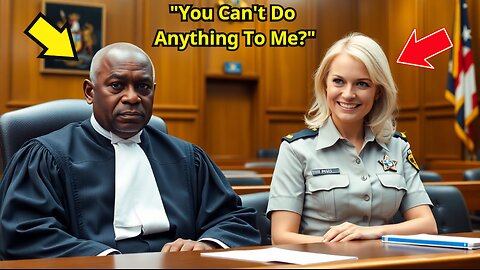 Arrogant Female Officer Challenges Black Judge's Authority – What Happens Next Shocks Everyone!