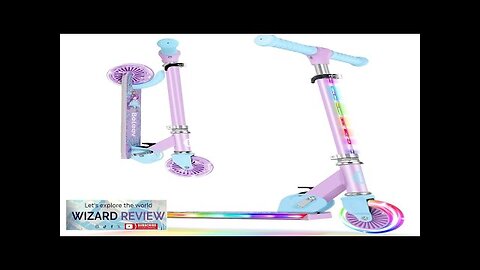 BELEEV V2 Scooters for Kids with Light-Up Wheels & Stem & Deck Review