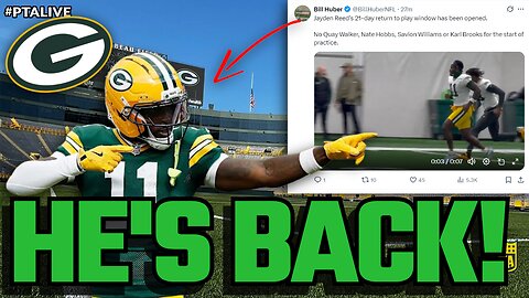 BREAKING NEWS! Jayden Reed Returns To Packers Practice!
