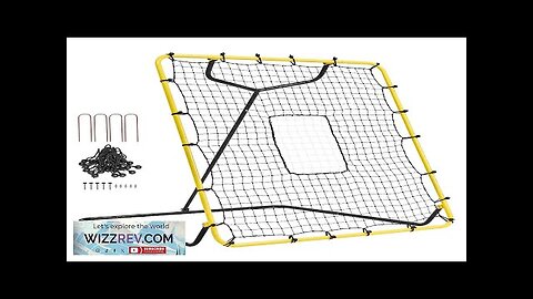 VEVOR Baseball And Softball Rebounder Net 4x4.5 Ft PitchBack Adjustable Angles Review