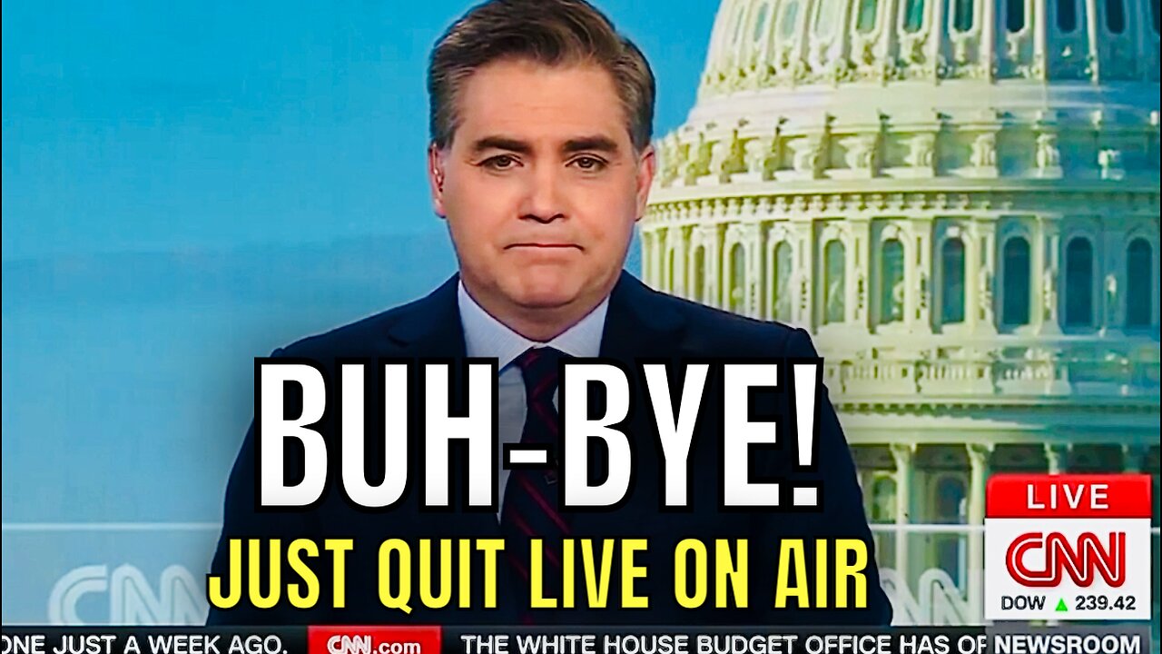 Jim Acosta just QUIT CNN LIVE on the Air! 😮