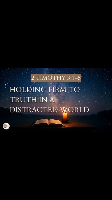 Holding Firm to Truth in a Distracted World | 2 Timothy 3:1–5