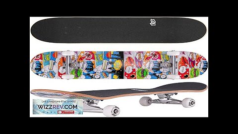 KMX Complete 31" x 8" Skateboard for Beginners Double Kick Concave Deck Review