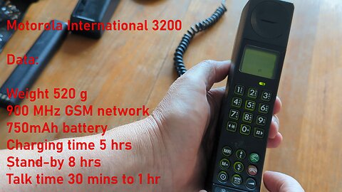 Motorola International 3200 Mobile Phone 🇩🇪 (2024-10)