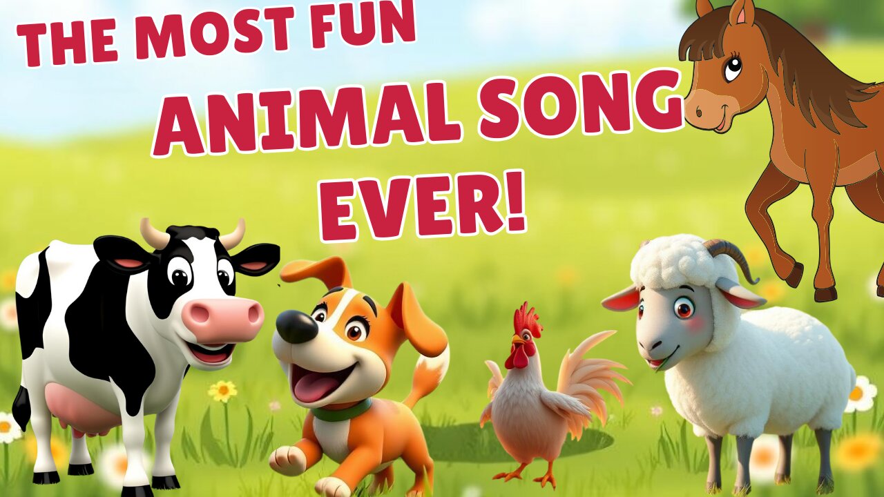 The Most Fun Animal Sounds Song EVER | Moo! Quack! Woof | Animal Sounds