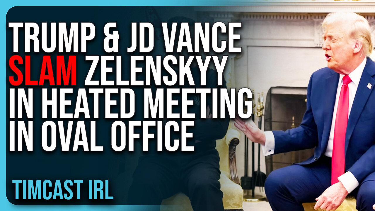 Trump & JD Vance SLAM Zelenskyy In HEATED Meeting In Oval Office