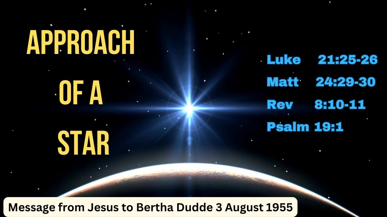“I will send you an enemy from the sky.” Listen and prepare your heart for the light of His love.