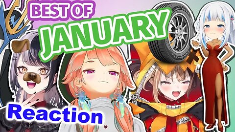 Hololive Reaction Best Of Holo EN - January 2025 By Jello Clips