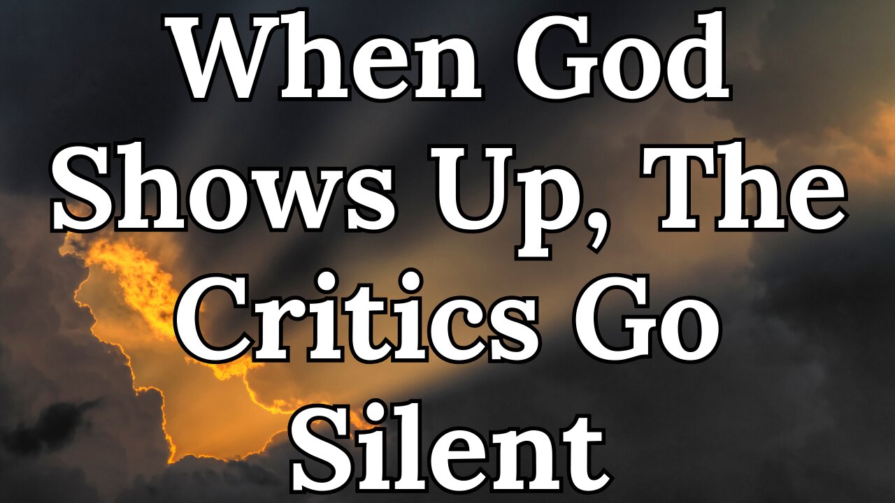 When God Answers, The Critics Go Silent | Hannah’s Story