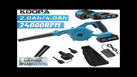 Koopa Tool Mini Cordless Leaf Blower for 18V Makita Battery Vacuum 150CFM Review