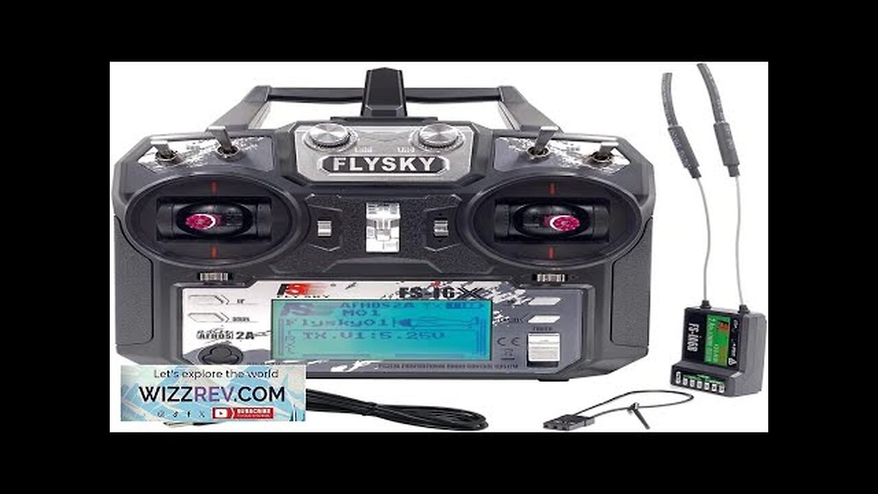 DTXMX Flysky FS-i6X 6CH RC Transmitter and Receiver FS-iA6B 2.4GHz Radio Controller Review