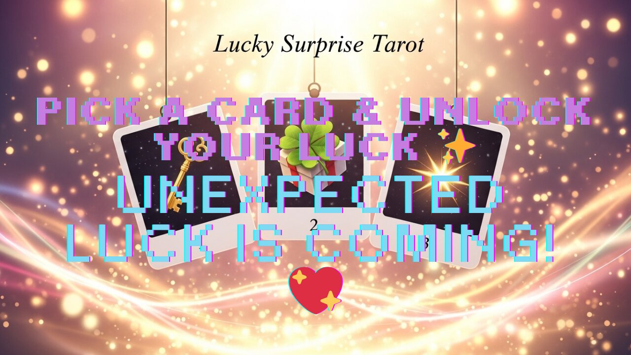 Unlock Your 2025 October Good Luck Surprises | Tarot Pick-a-Card Prediction