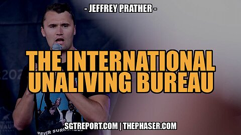 THE INT'L UNALIVING BUREAU: CAUGHT RED HANDED!! -- Jeffrey Prather