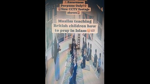 British schoolchildren coerced into taking part in Islamic call to prayer.