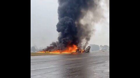 Raw Video: Aftermath Of Plane Crash That Killed NASCAR Driver Greg Biffle And His Family