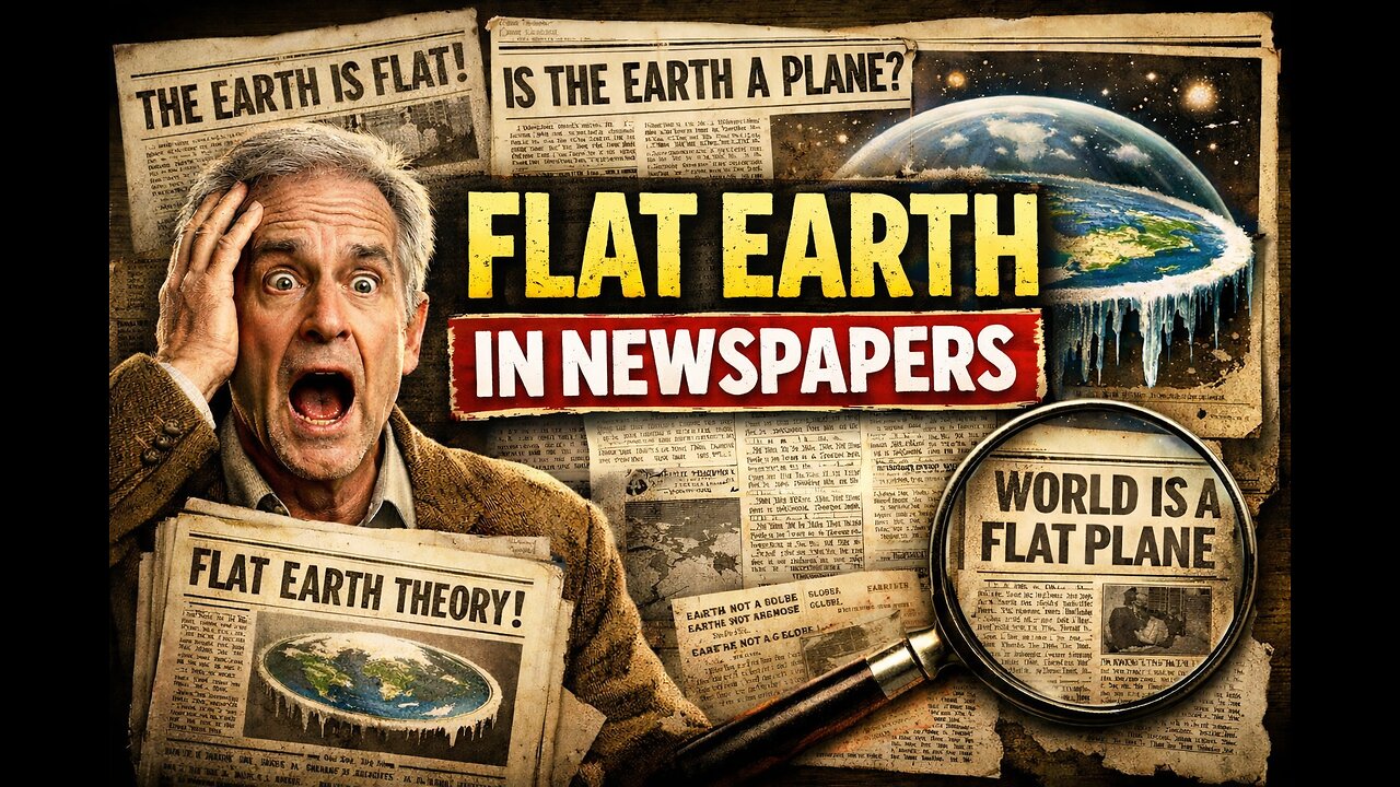 Flat Earth Articles In Newspapers 📰