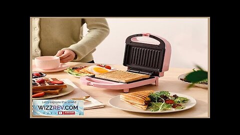 Portable Electric Sandwich Maker Home Multifunctional Machine Non-Stick Breakfast Maker Review