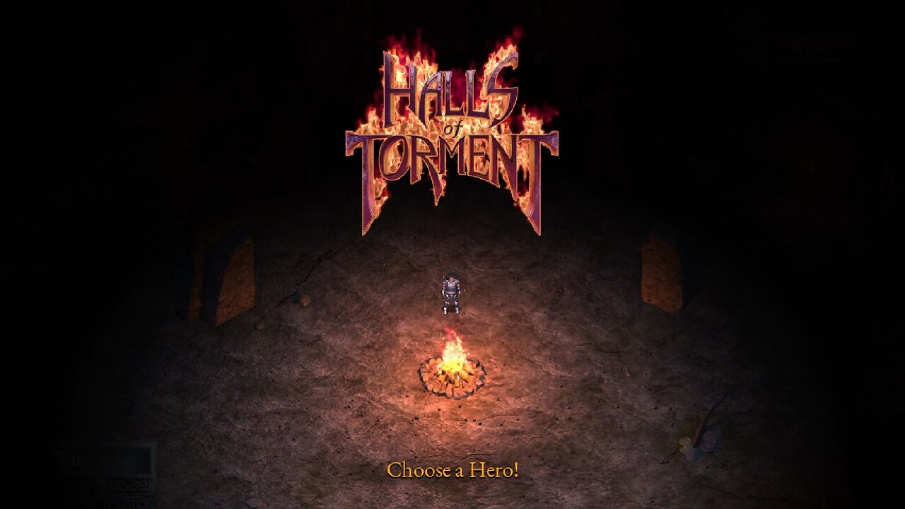 Halls of Torment | Title Screen