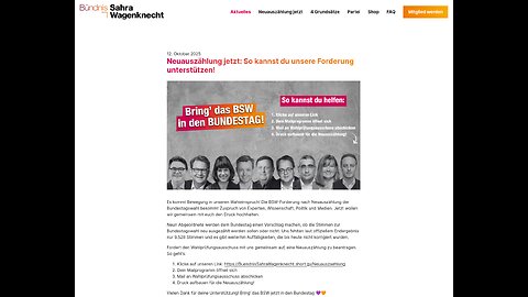 BSW und Neuauszählung