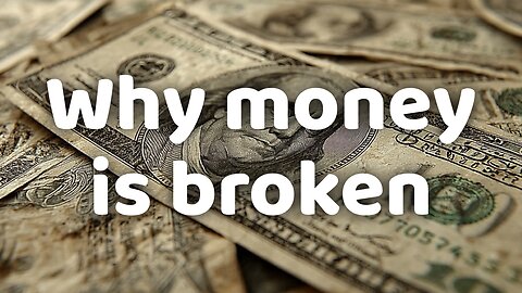 Why money is broken