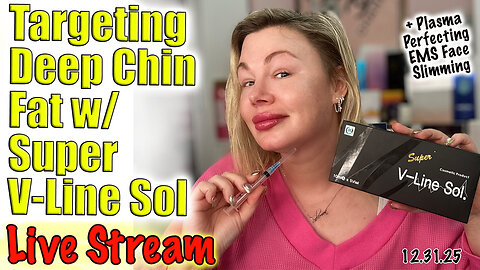 Live Targeting Deeper Chin Fat w/ SUper V-Line Sol! AceCosm.com and code Jessica10 Saves