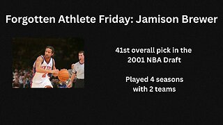 Forgotten Athlete Friday #208: Jamison Brewer