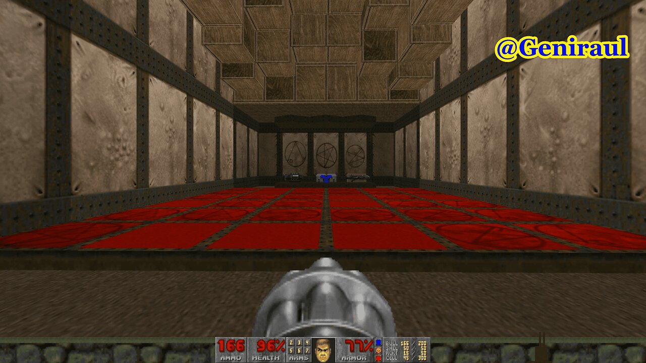 The teleport puzzle on Doom Zero's map 27: The Junction