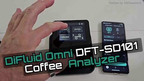 DiFluid Omni DFT-SD101 Review - Coffee Roast Degree & Particle Size Analyzer Unboxing & Testing