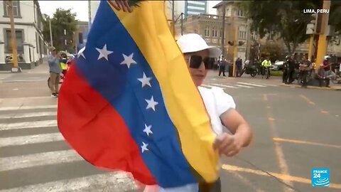 Venezuelans in Madrid celebrate Maduro's capture by US