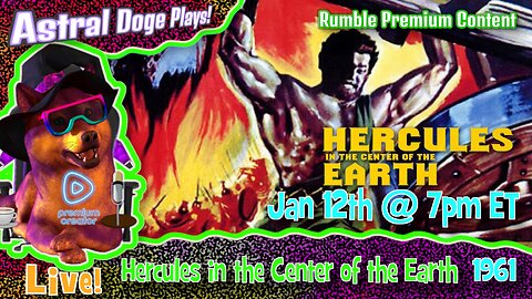 Hercules in the Center of the Earth (1961) - Jan 12th @ 7pm ET