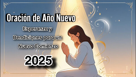 ✨📖Oración de Año Nuevo: Esperanza y Bendiciones para un Nuevo Comienzo para el 2025