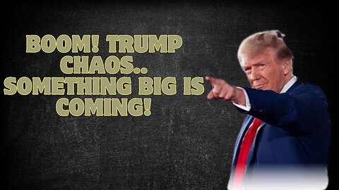 BOOM! Trump Sparks Chaos… Something Big Is Coming!!!