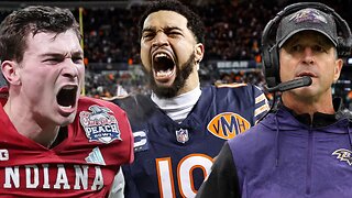 Bears BEAT The Packers After INSANE Comeback, CFP Title Game Set, Where Does Harbaugh Go
