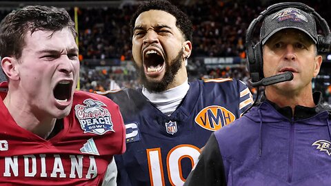 Bears BEAT The Packers After INSANE Comeback, CFP Title Game Set, Where Does Harbaugh Go