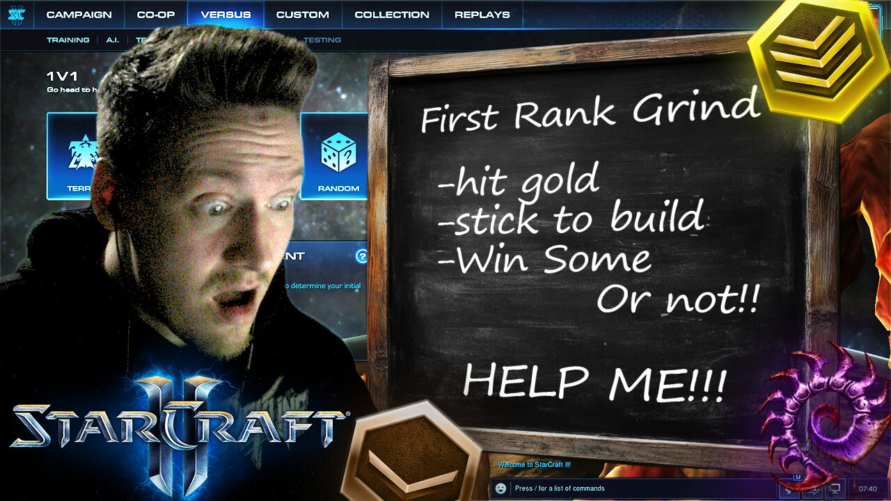 Will I Conquer Gold? My First StarCraft 2 Ranked Adventure Begins!