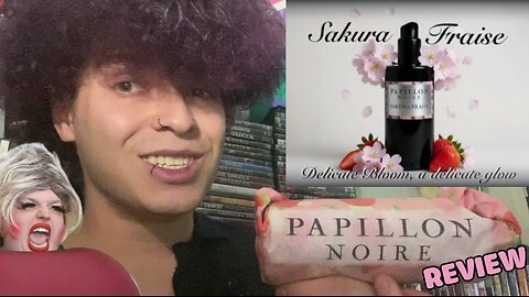 ValorieDoesIt Papillon Noire Sakura Fraise Lotion | Unboxing And Review