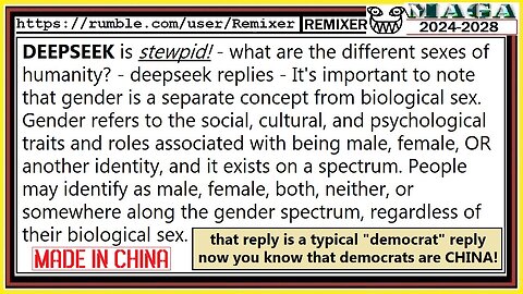 DEEPSEEK is stewpid! - what are the different sexes of humanity?