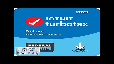 TurboTax Deluxe 2023 Tax Software Federal & State Tax Return Amazon Exclusive Review