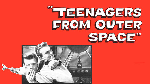 Teenagers from Outer Space (1959) | Full Movie | Classic Science Fiction | Remastered in HD