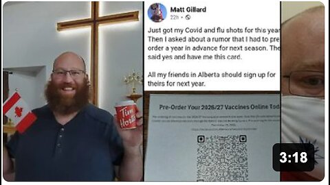 Pastor Fat Boy Matt urges you to get vaccinated and preorder next year's offerings!