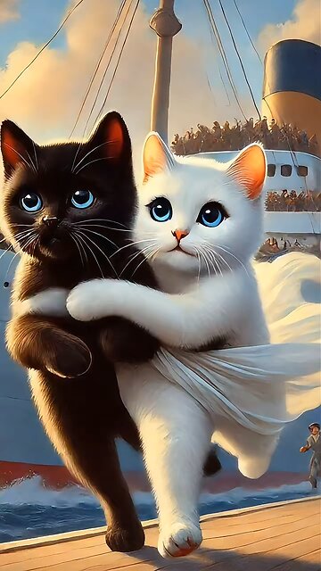 Cat-tanic: The Ship of Feline Dreams"